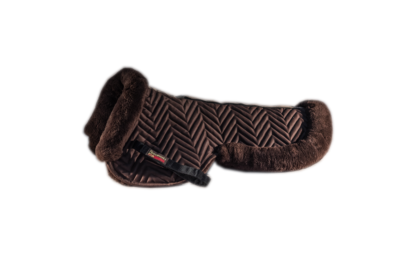 DEALS Sheepskin Perfect Balance Halfpad with Rolled Edge All Purpose Colors