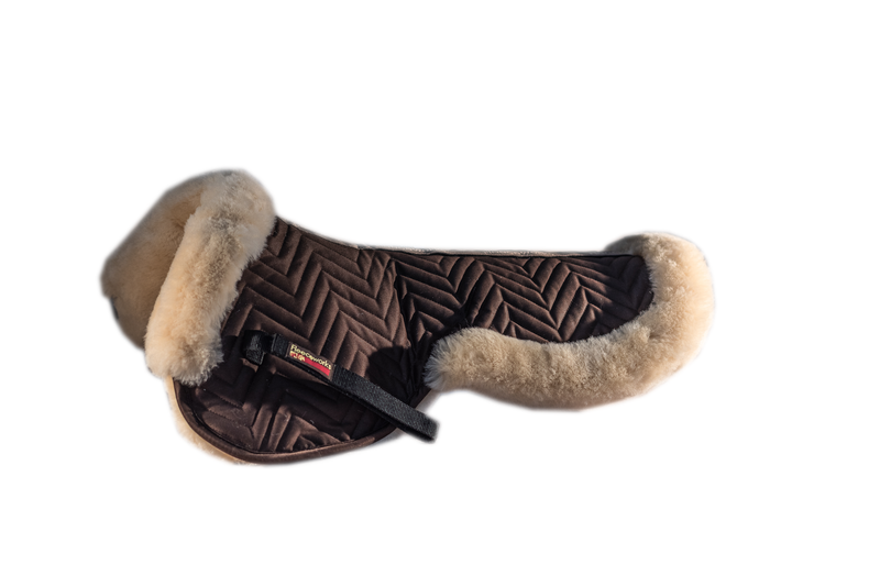 DEALS Sheepskin Perfect Balance Halfpad with Rolled Edge All Purpose Colors