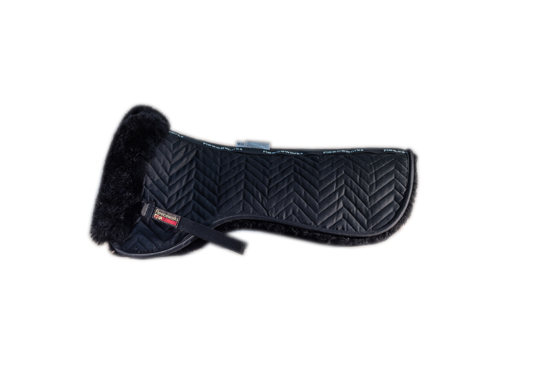 Sheepskin Perfect Balance Halfpad with Banded Edge and Front Inserts Dressage