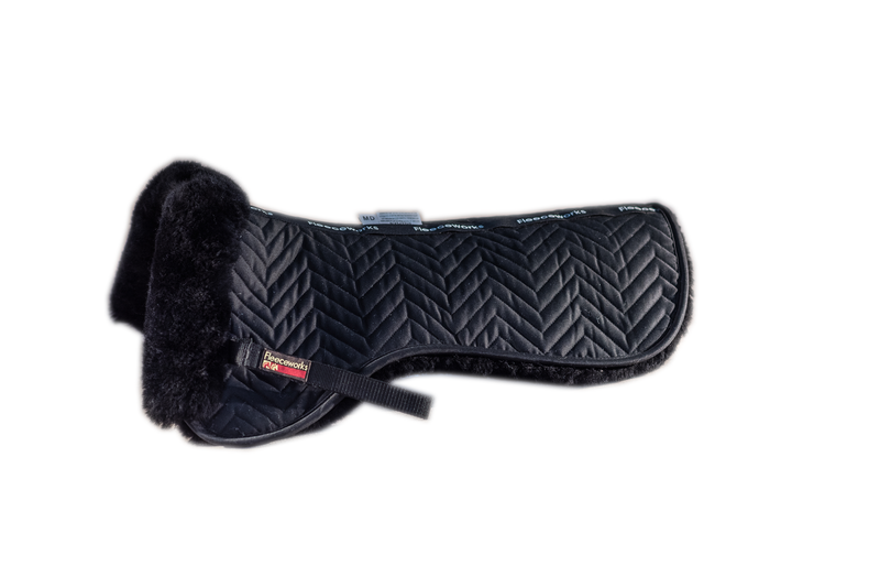 Sheepskin Perfect Balance Halfpad with Banded Edge and Front Inserts Dressage