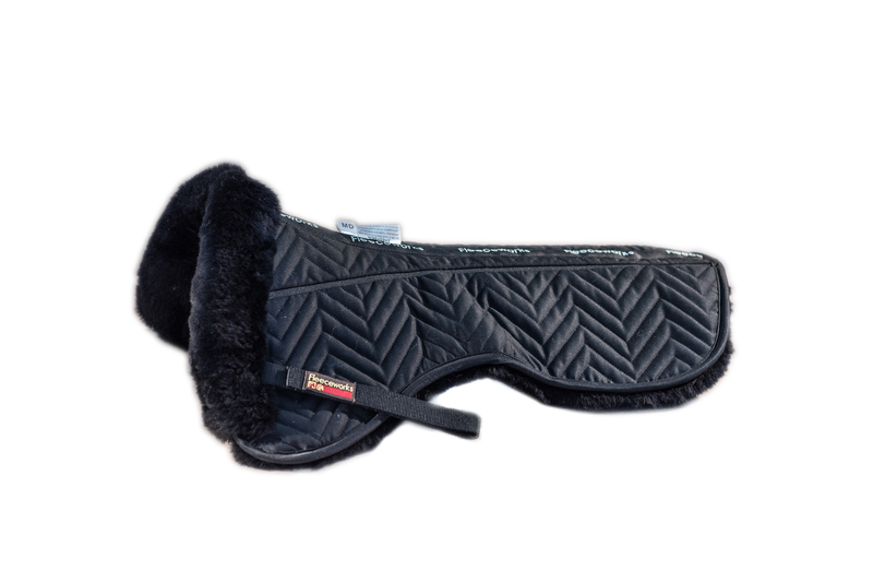 FXK Technology Sheepskin Halfpad with Plain Edge Dressage