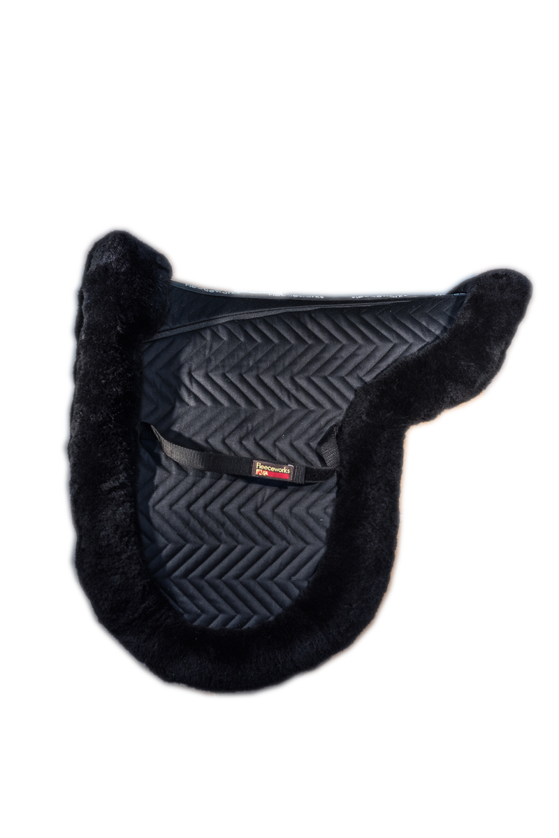Deals FXK Technology Sheepskin Dressage Pad with Full Trim Web Only