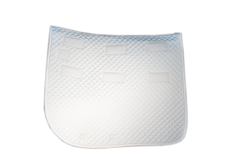 Quilted Dressage Package: 1 Black Pad, 1 White Pad & Insert Panels. WEB ONLY