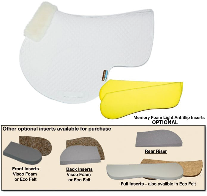 Therawool Quilted Modified Cross Country Pad w/ Perfect Balance Technology