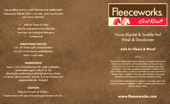 NEW! Fleeceworks Saddle Pad Wash