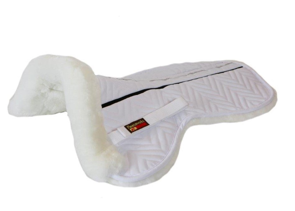 FXK Technology Sheepskin Halfpad with Plain Edge Dressage