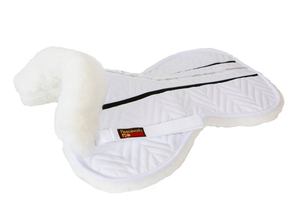 FXK Technology Sheepskin Halfpad with Plain Edge All Purpose