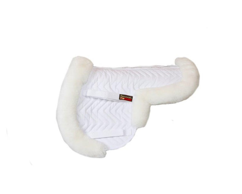 Classic Original Sheepskin Close Contact Pony Pad with Partial Trim