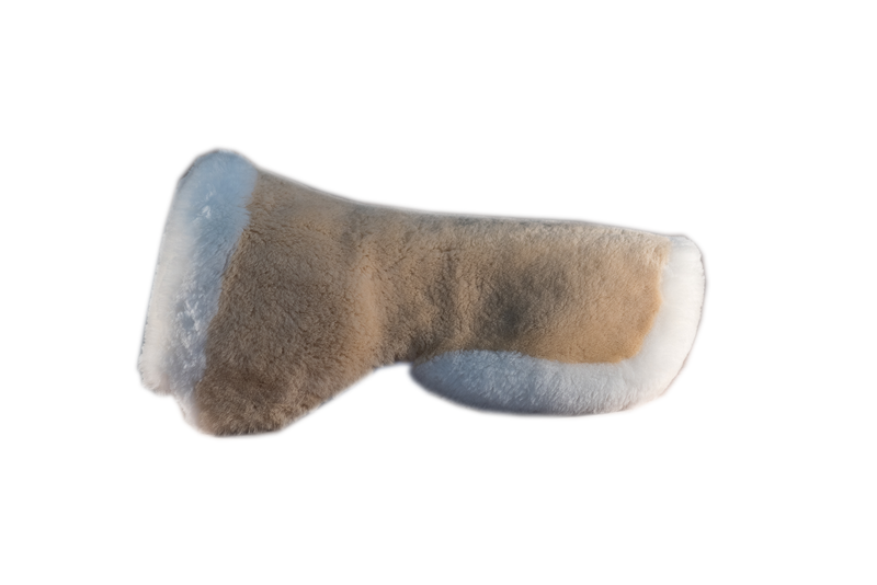 Sheepskin Perfect Balance Halfpad with Rolled Edge and Front Inserts Dressage