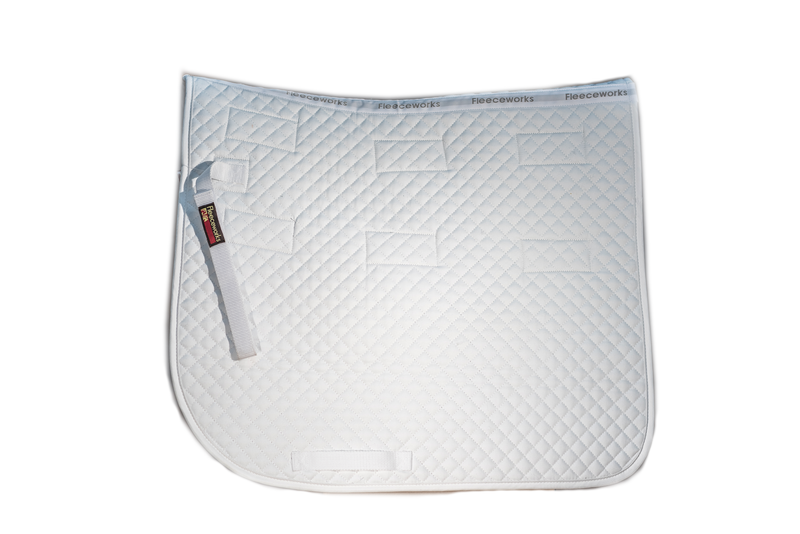 Dressage Quilted with Removable Sheepskin Panels. Pad & 1 Set of Panels WEB ONLY